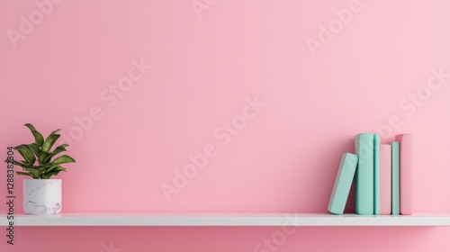 Stylish interior design display modern room digital artwork minimalist environment wide angle aesthetic appeal