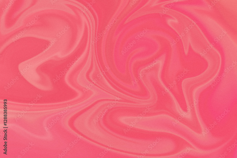 Fototapeta premium Vibrant pink swirling abstract pattern with smooth marbling and fluid curves