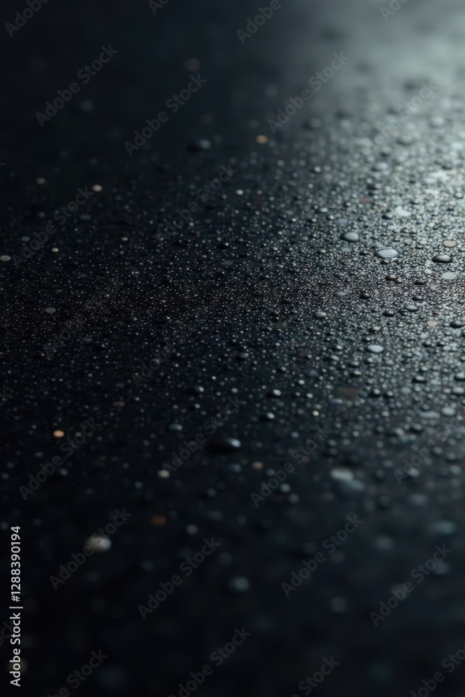 Deep black, mirror-like polished aluminum surface, smooth, background, background texture Deep black, mirror-like polished aluminum surface, smooth, background, background texture