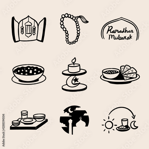 Ramadan and Graphics Premium Illustrations