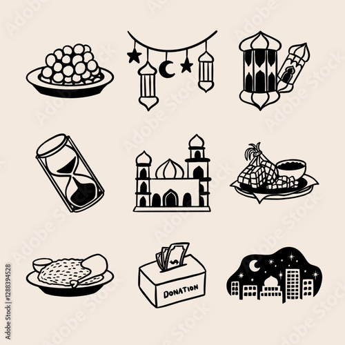 Ramadan Spirit Aesthetic and Minimalist Designs