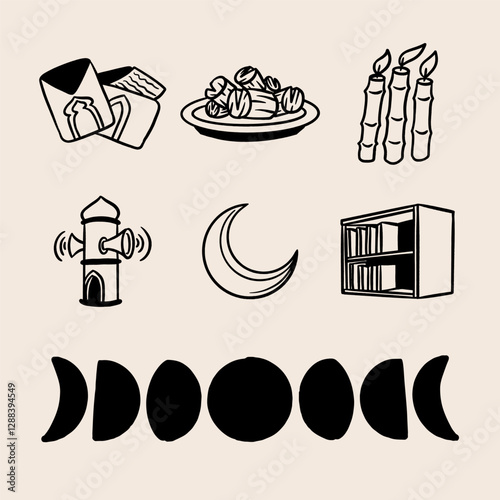 Ramadan Essentials Stunning Digital Illustrations