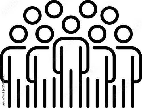 People Icons Work Group Team Business, Group Of People Icon