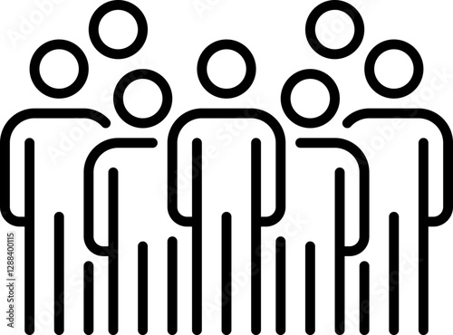 People Icons Work Group Team Business, Group Of People Icon