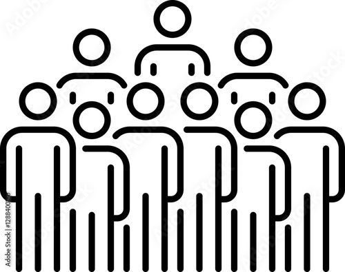 People Icons Work Group Team Business, Group Of People Icon