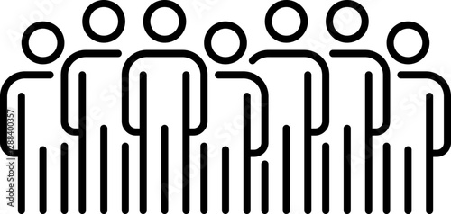 People Icons Work Group Team Business, Group Of People Icon
