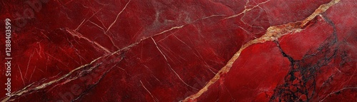 Abstract red stone surface with natural veins, rich and sophisticated aesthetic