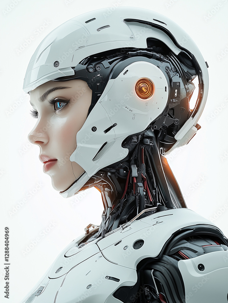 Fototapeta premium robot cyborg