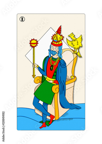 The Emperor tarot card