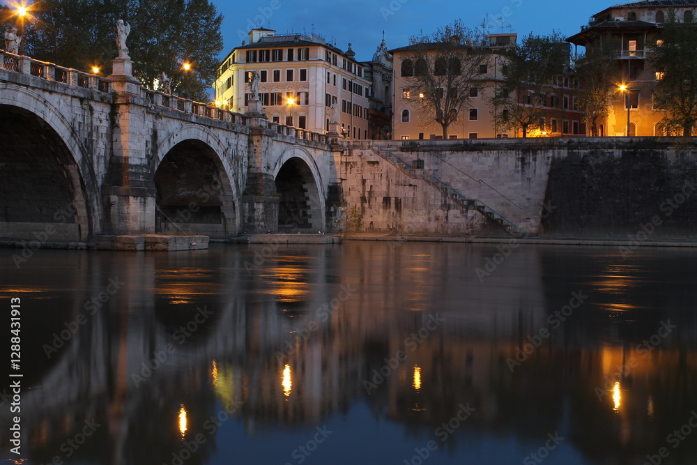 Naklejka premium Tevere River