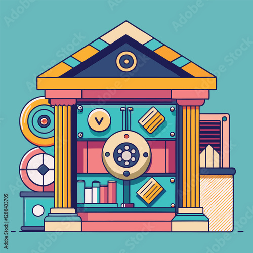 treasury vector art .