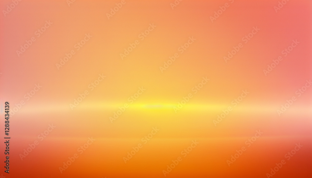 Obraz premium Vibrant Gradient Background – Gradient Sunset Tangerine Blending Into - Version 1