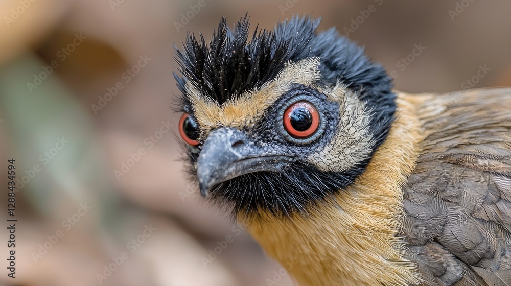 Close-up of a bird's head in a natural setting. Possible use Nature photography Close-up of a bird's head in a natural setting. Possible use Nature photography