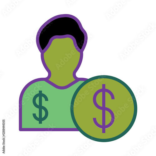 Mutual Fund Shares icon Design