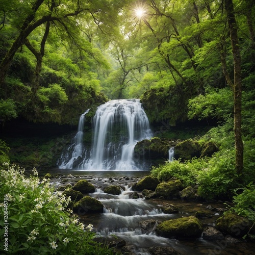 waterfall in the forest