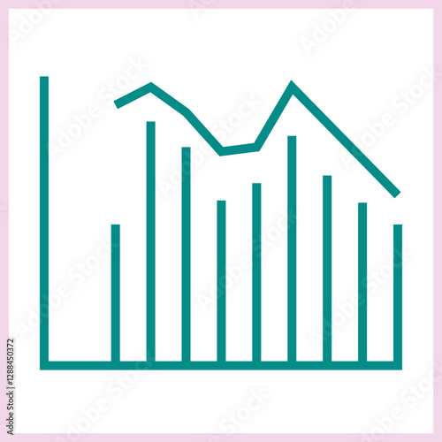 Investment Graph icon Design