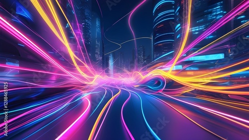 abstract colorful lights background