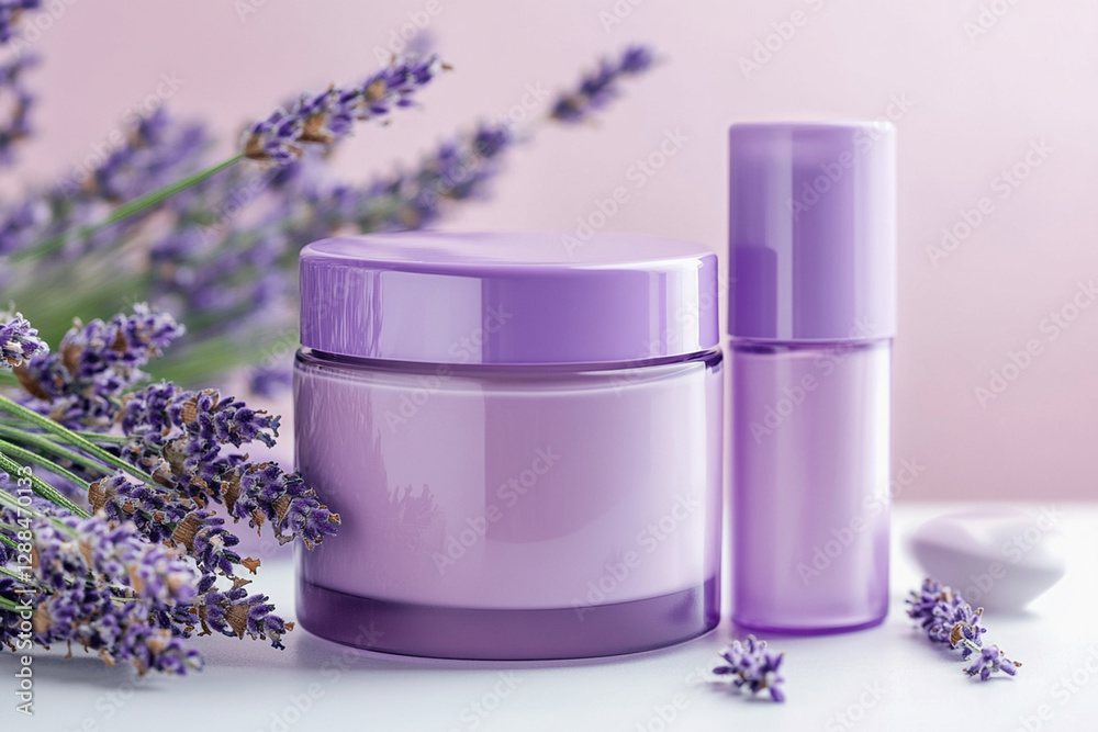 Lavender composition of cosmetics with relaxing aromas