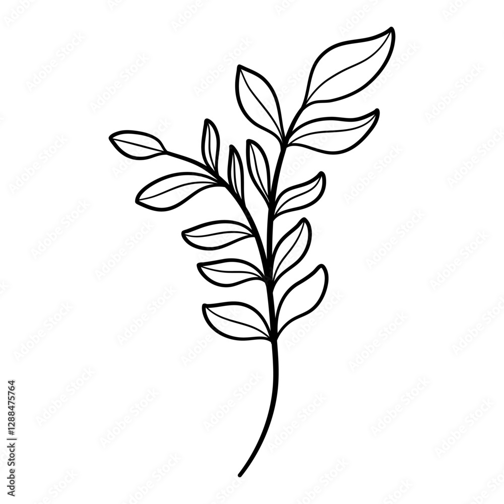 Elegant silhouettes of leaves, grass, branches create stunning visual effects for art projects. Elegant silhouettes of leaves, grass, branches create stunning visual effects for art projects.