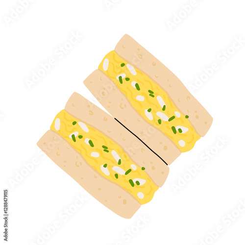 Cartoon eggs dishes, cooked eggs. Fried, boiled, fluffy egg, scrambled omelette and egg sandwich, healthy delicious breakfast flat vector illustration set. Tasty cooked egg dishes