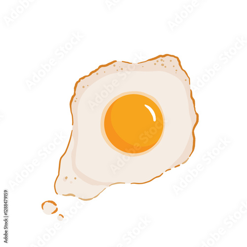 Cartoon eggs dishes, cooked eggs. Fried, boiled, fluffy egg, scrambled omelette and egg sandwich, healthy delicious breakfast flat vector illustration set. Tasty cooked egg dishes