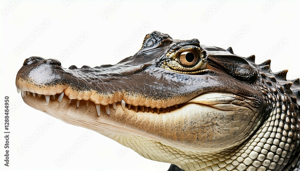 Fototapeta premium crocodile isolated on white