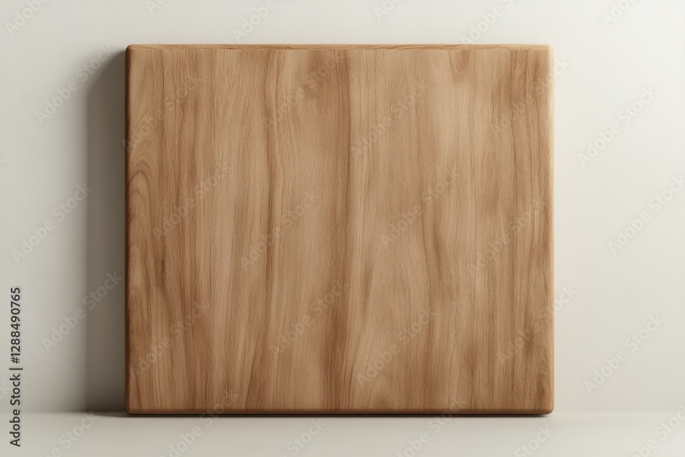 Naklejka premium Natural wood surface exuding warmth, showcasing unique grain pat