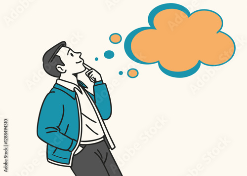 Second opinion, suggestion or advice to consider, reason or logical thinking, information to make decision or judgement concept, businessman think from listening to second opinion and make decision.