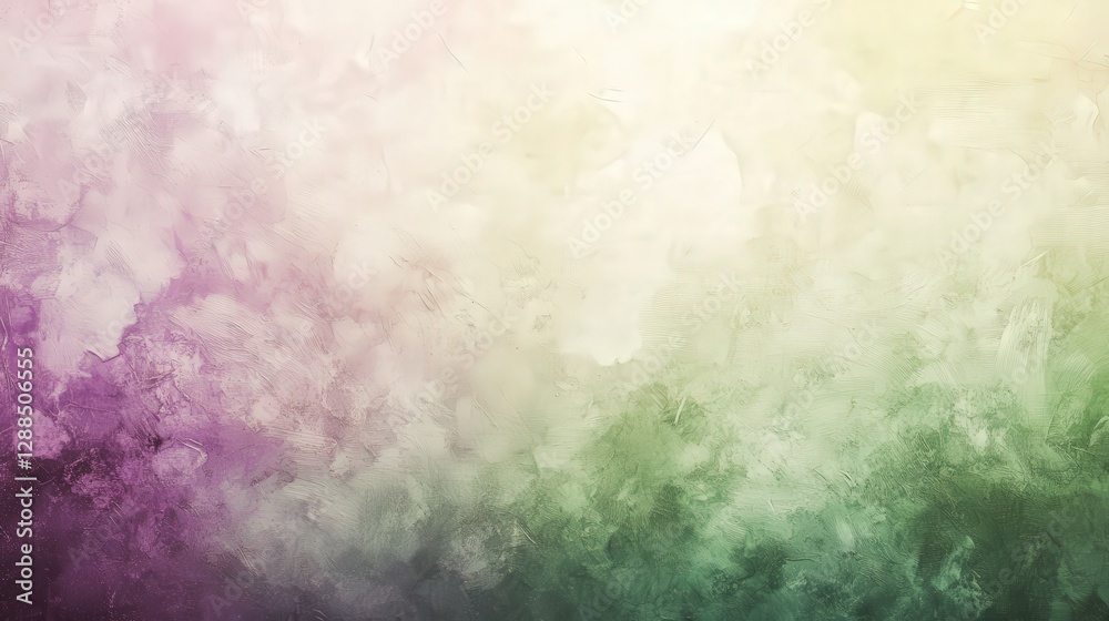 Fototapeta premium A soft, textured abstraction in delicate pastels—whispers of lavender, sage, and taupe, blending harmonious light and shadow into an inviting, dreamy atmosphere