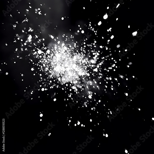 effect picture of sparkling particles.