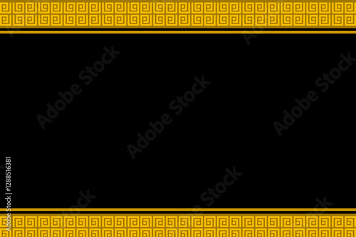 Template Background Black Gold Design 