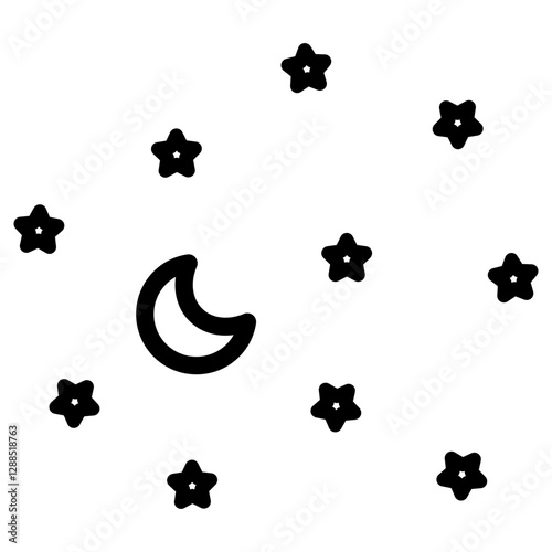 달과 별 아이콘