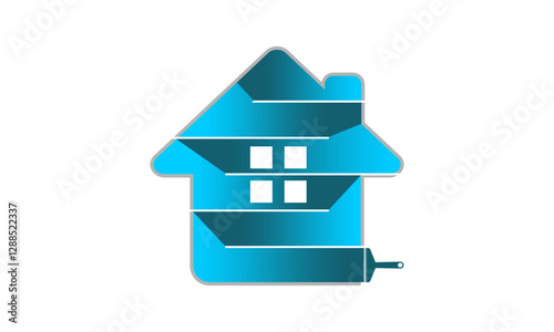Home repainting icon design vector