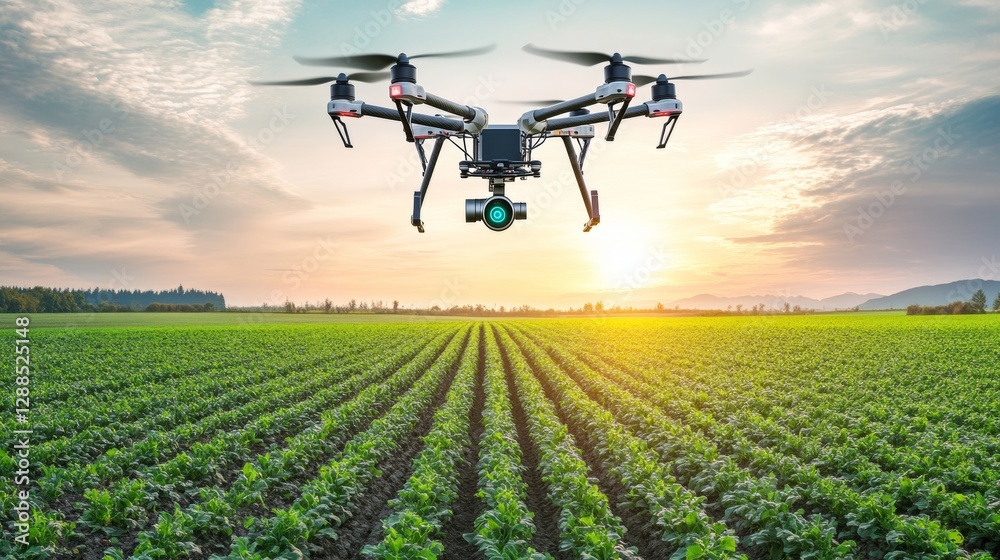 Futuristic Smart Agriculture: Drone and IoT Sensor Technology for Efficient Farming Futuristic Smart Agriculture: Drone and IoT Sensor Technology for Efficient Farming