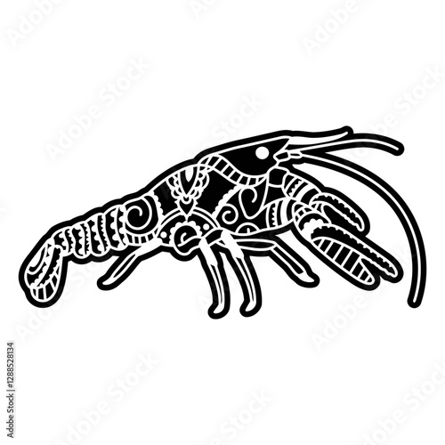 lobster tribal. Generative ai
