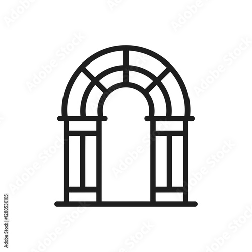 Structured Archway Entrance Icon