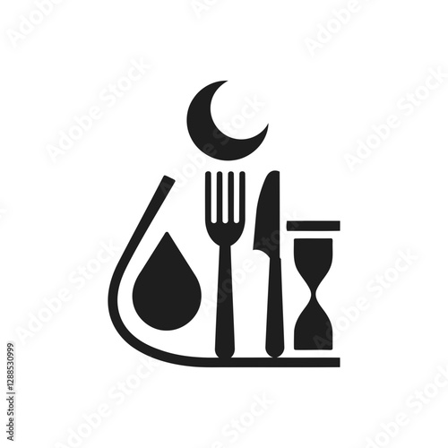 Ramadan Mealtime Reminder Icon