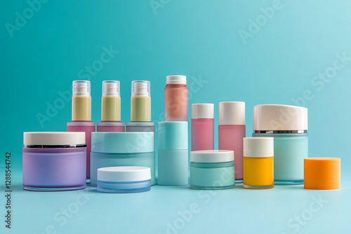 Cosmetics set for sensitive skin with hypoallergenic components photo