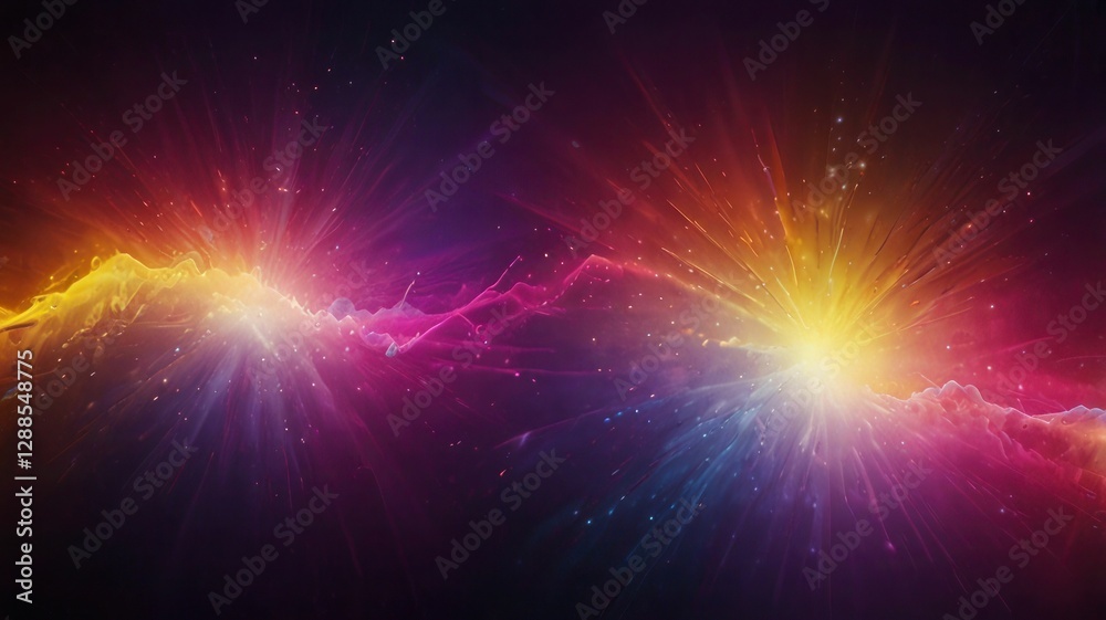 Fototapeta premium mixed color light effect