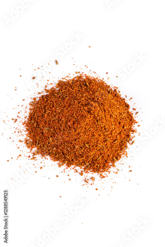 East spices and seasoningsisolated on a white background. Pile
