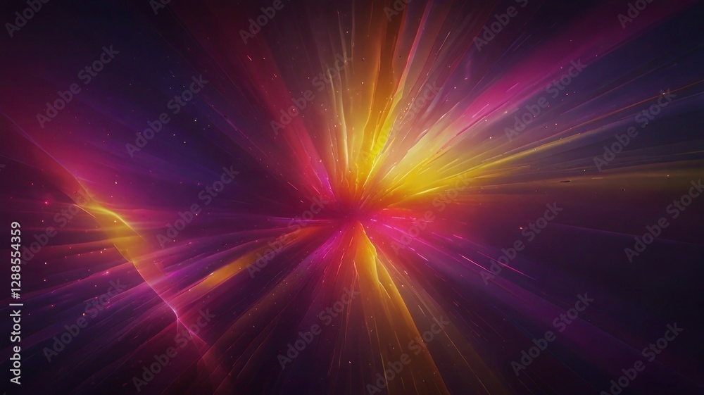 Fototapeta premium mixed color light effect