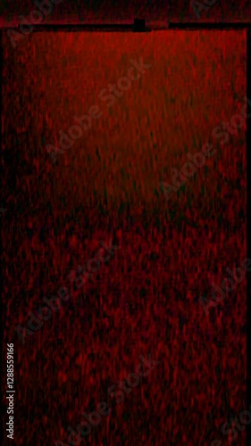 red grunge pixelated overlay visual in vertical, red analog noise lightleak filmburn visual