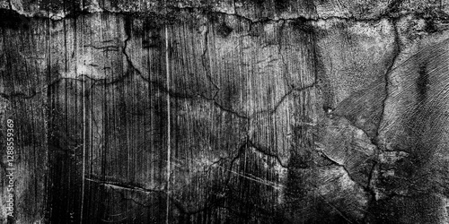 black and white grungy texture wall background