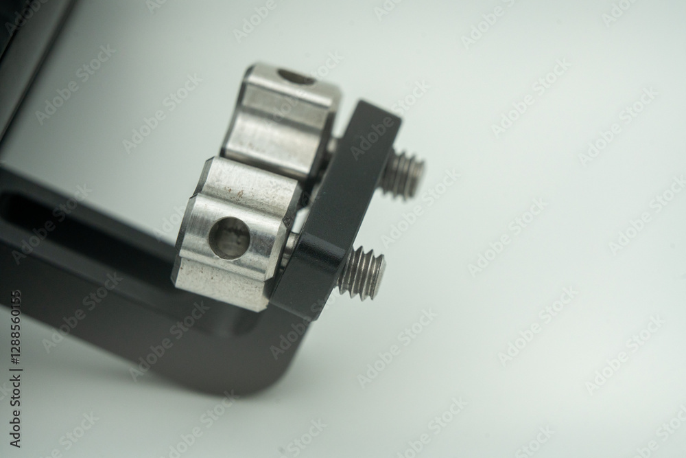 close up of a screws on handle close up of a screws on handle