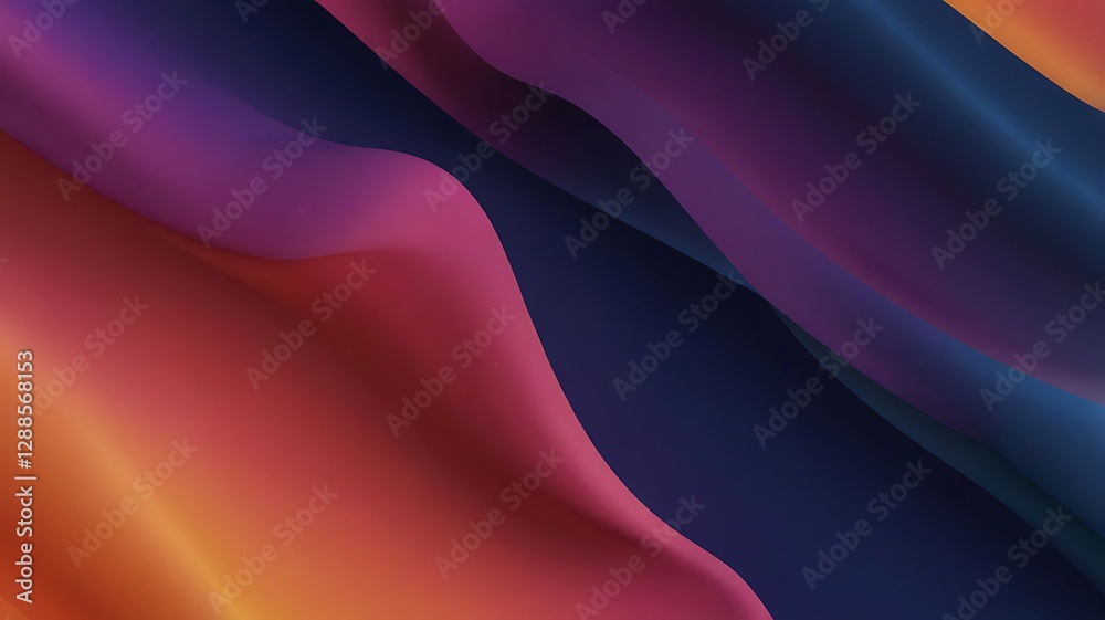 Obraz premium Abstract Colorful Waves Gradient Background Design