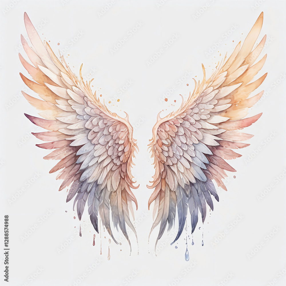 Obraz premium watercolor wings