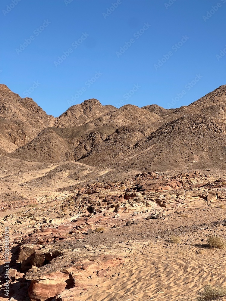 rocks in the desert with sand of Egypt rocks in the desert with sand of Egypt