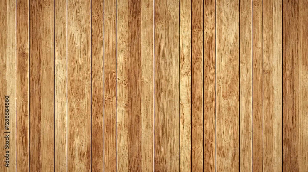 Fototapeta premium Vertical wooden planks background, simple brown planks. Texture design, rustic surface for design use