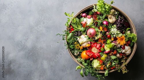 Sustainable Food Waste Management with Fresh Vegetable Scraps