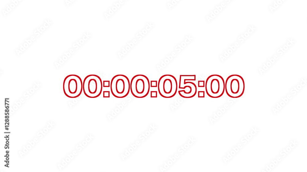 Simple 30-Second Counter Clock with Deadline Text and Speedy Business Countdown Timer Simple 30-Second Counter Clock with Deadline Text and Speedy Business Countdown Timer
